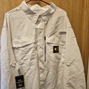 Men's 3x Real Tree fishing gear long sleeve shirt NWT